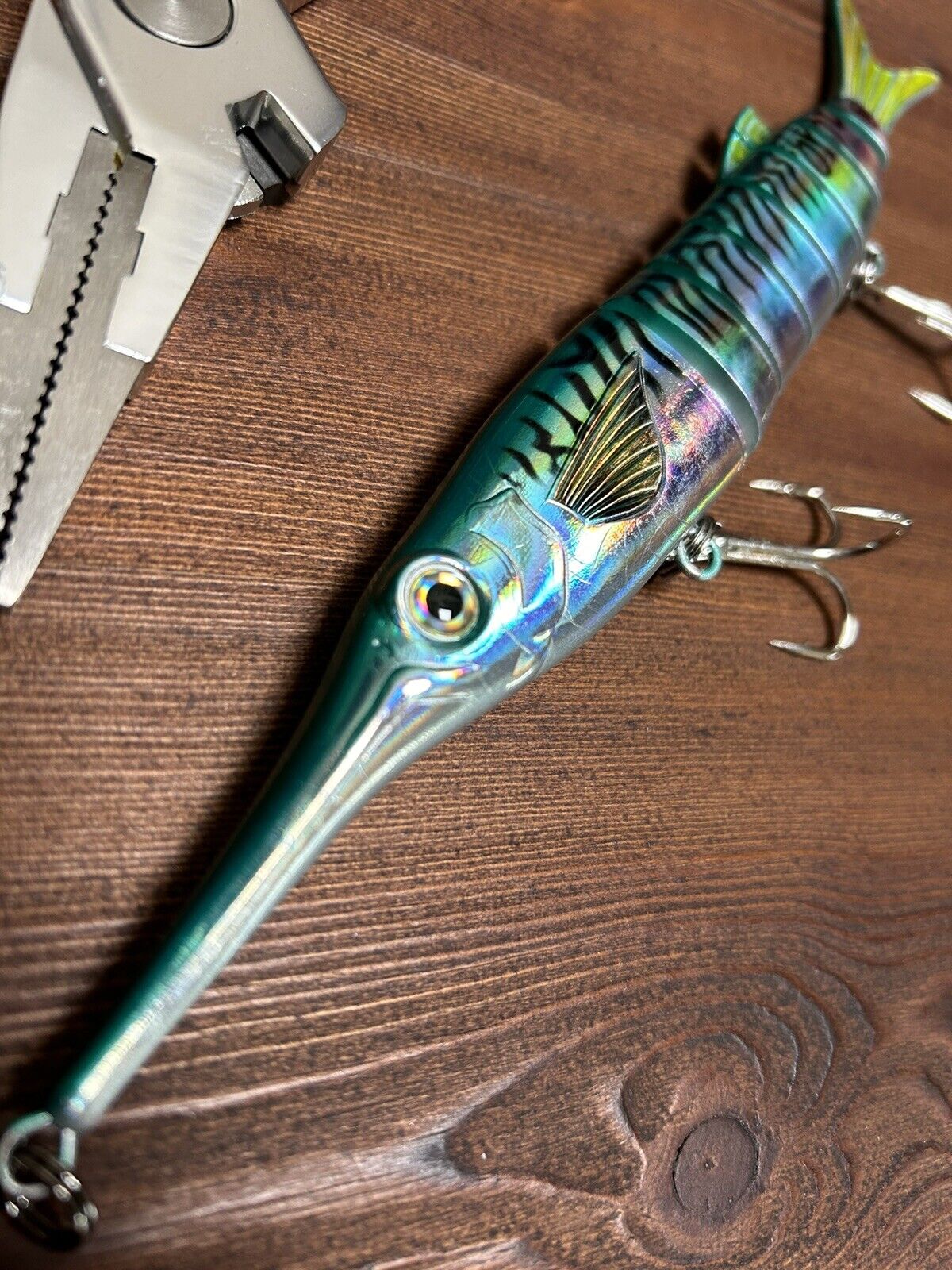 New Lure Needlefish Original OC Swimbait. BIG 9.5in 2-1/4 oz. 🇺🇸