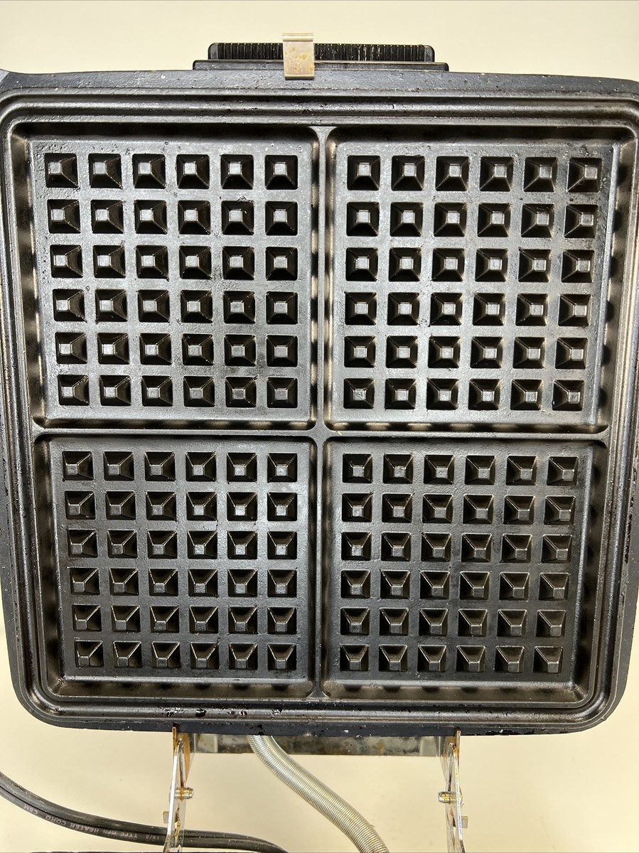 Vintage GE General Electric Grill Wafflebaker Reversible