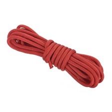 550 Paracord Rope 10ft, 4mm Thin Paracord Nylon Survival Cord Red