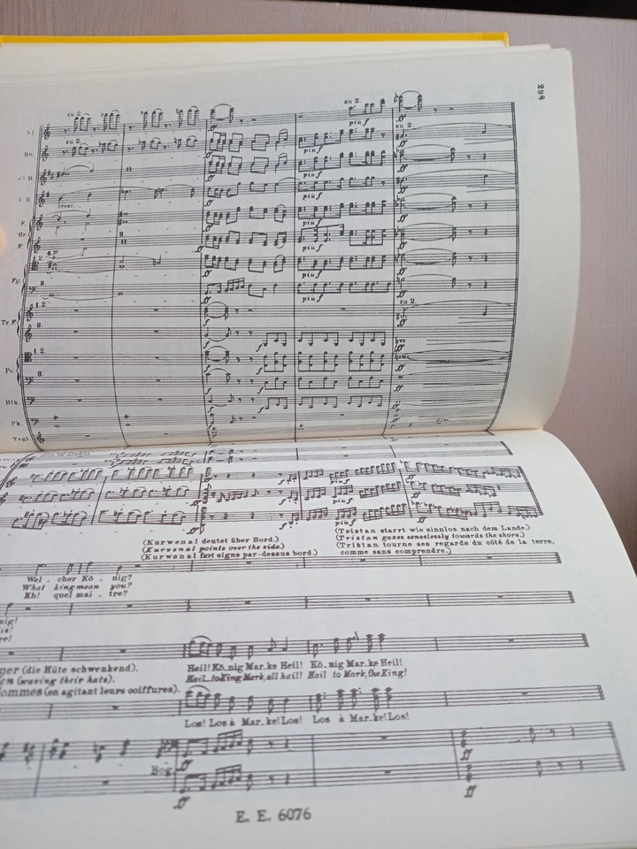 Wagner: Tristan und Isolde full orchestral score - Image 4 of 4