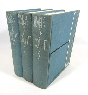 Oeuvres (Bibliotheque de la Pleiade) Colette Volumes 1-4 in French VG+ Gallimard