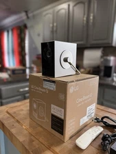 LG CineBeam Q HU710PB 4K Smart Portable Projector, Auto Focus, RGB Laser