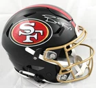 Brock Purdy Autographed 49ers F/S Rivalries Speedflex Helmet - Beckett W Holo