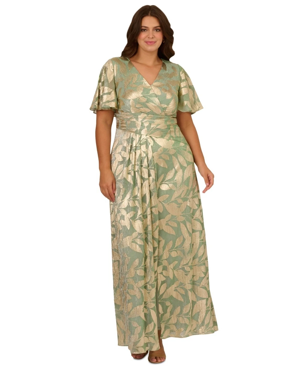Adrianna Papell Short Sleeve Long Formal Dresses for Women for sale | eBay