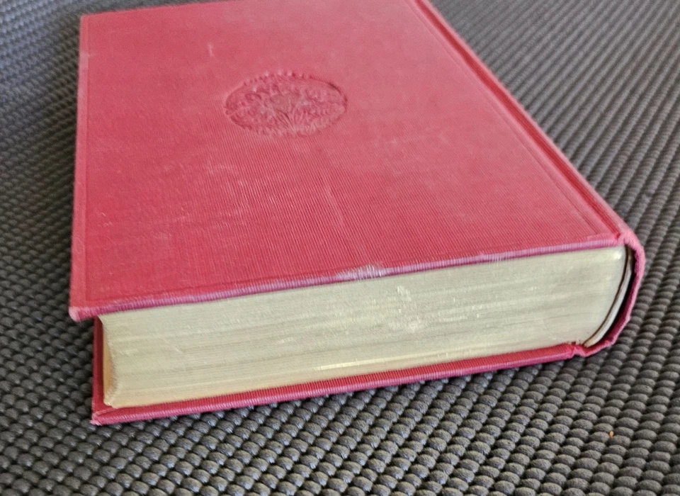 Antique 1901 Shakespeare Complete Works Vol VIII University Society Red Cloth Foto 3 de 4