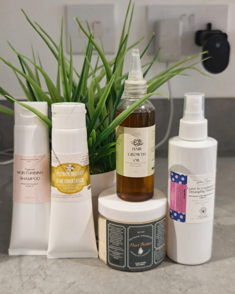  Hair care kit small size:Shampoo,conditioner, cream,growth oil,leave in spray) - Image 4 of 4