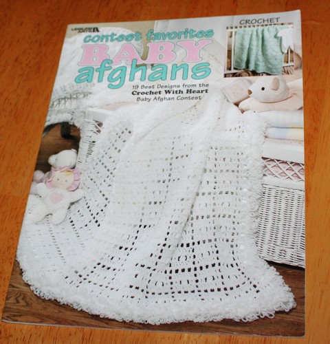 Leisure Arts ~ CONTEST FAVORITES - BABY AFGHANS Crochet Book #3201 - 18 DESIGNS