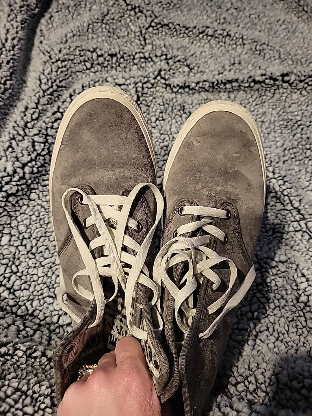 Vans Chukka Boot Mid Gray Suede High Top Sneakers Skate Shoes thumbnail 6