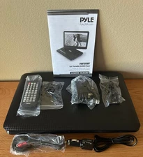Pyle PDV156BK 15.6" HD Screen Portable Multimedia CD/DVD Disc Player w/ Remote