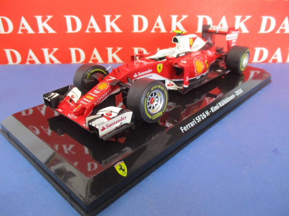 Die cast 1/24 Modellino Auto F1 Ferrari SF16-H 2016 K. Raikkonen - Immagine 2 di 4