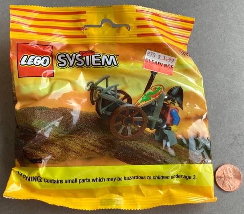 1994 vintage LEGO crossbow cart Castle SET unopened sealed # 1712 dragon masters