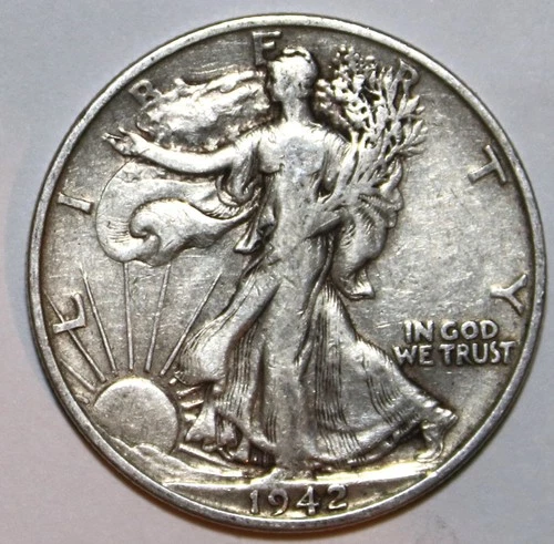 1942-S Walking Liberty Half Dollar - Extra Fine - #2118EC
