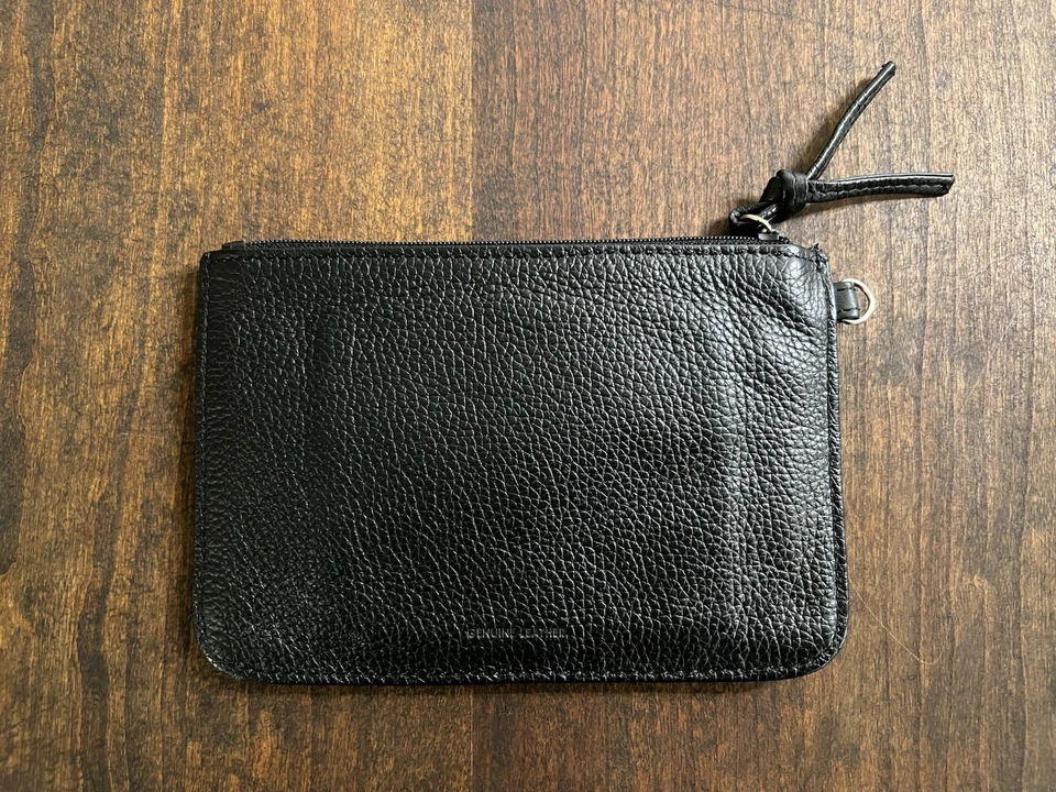 Cartera monedero Kenneth Cole de cuero negro para tarjetas de crédito Foto 4 de 4