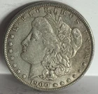 1900 p Morgan Silver Dollar XF lot #52