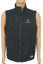 The North Face Castle Rock Vest Mens Medium Black Google Cloud Advertising Logo