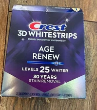 Crest Age Renew Level 25 42 Count dental whitening kit (Exp: 2/27)