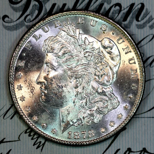* 1878-S * NEAR+ GEM BU MS MORGAN SILVER DOLLAR * FROM ORIGINAL COLLECTION