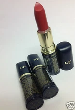 ( LOT OF 3 ) Max Factor Moisture Rich Lipstick Roseberry #525 NEW.