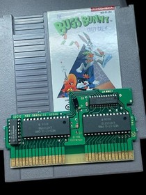 1989 The Bugs Bunny Crazy Castle Cartridge Nintendo NES Hard Case