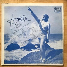 Hadda Brooks Autograph Blues Jazz Boogie Woogie Singer Pianist Signed LP Jacket