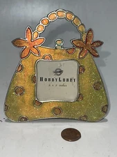 Mini Victorian Style Purse Picture 2”x2”  Frame Embossed Tabletop Hobby Lobby