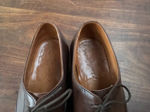 EDWARD GREEN Vintage Chelsea Dark Oak Leather Oxford Shoes UK 6.5 E 202 last - Picture 7 of 9