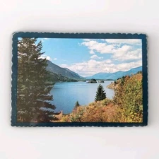 Vintage Postcard Islands Of Noxon Reservoir Bitterroot & Cabinet Mountain Ranges