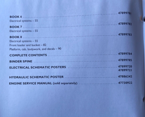 New Holland Construction L230 C238 Skid Steer Tier 4B Repair Service Manuals - Picture 3 of 10