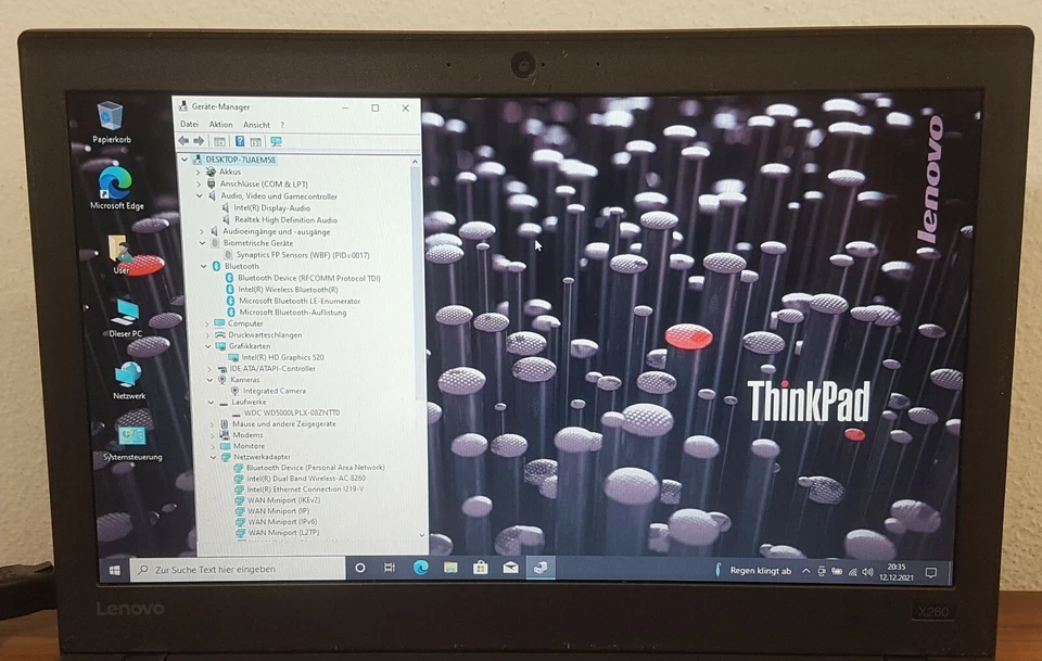 Lenovo ThinkPad X260 · i5-6200U · 8GB · 500GB, Foto 3 von 5