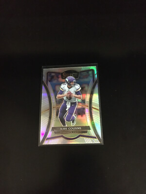 Kirk Cousins 2019 Select Premier Level Silver Prizm Football Card Vikings 133