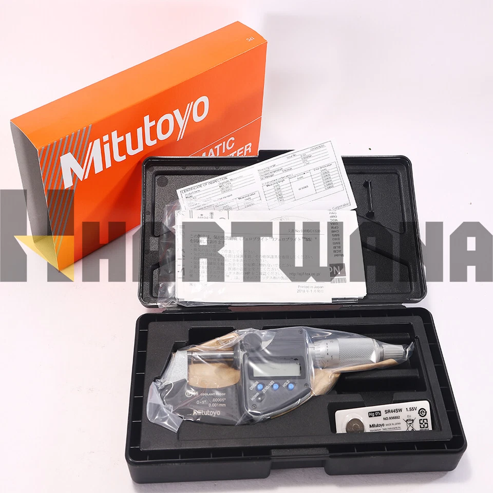 Mitutoyo Digital Electronic Precision Outside Micrometer 0-25mm Inch Metric - Image 2 of 4