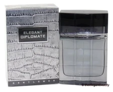 Elegant Diplomate Gentlemen By Johan.b 2.8oz/85ml Edt Spray New In Box