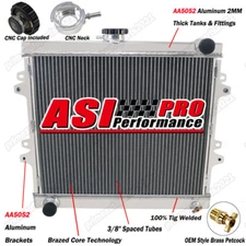 Aluminum Radiator Fits 1984-1995 Toyota 4 Runner Pickup SR5 22R DLX 2.4 L L4