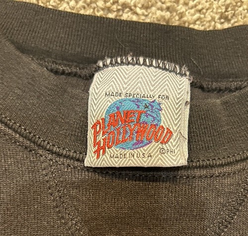 Vintage Planet Hollywood Restaurant Sweatshirt Honolulu Hawaii USA Large - Picture 5 of 6