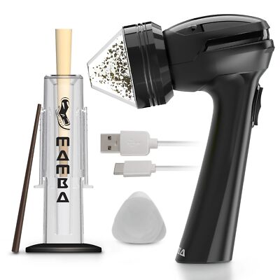 Mamba Pre Rolled Cone Loading System V2-55 2g Black Electric Herb Grinder and...