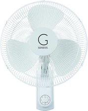 G16WALL 16 Inch Wall Fan, 3 Speed Settings, Max Cooling Technology, Oscillation