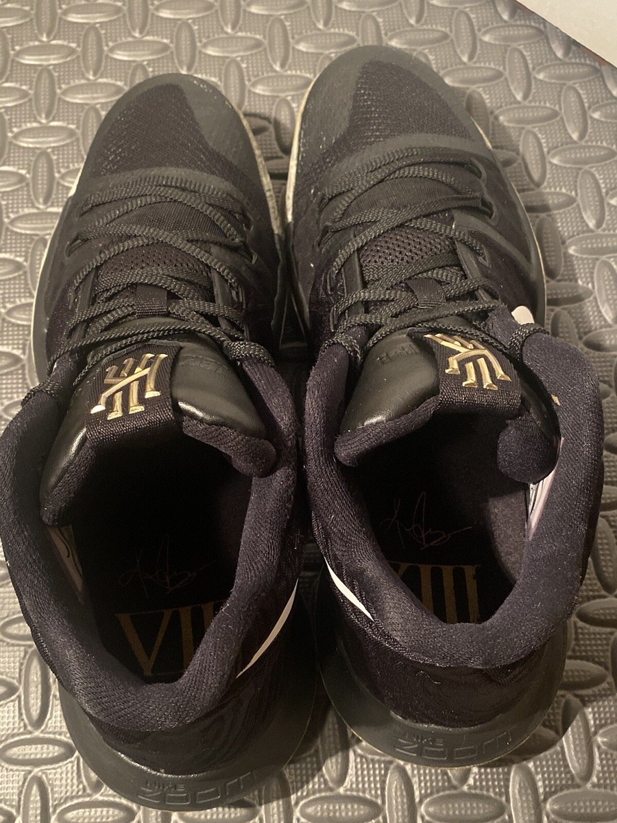 Nike Kyrie 3 Irving BHM Black History Month Black White Gold