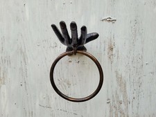Modern Hand Iron Towel Ring, Bathroom Towel Hanger, Bath fixture hardware, NEW