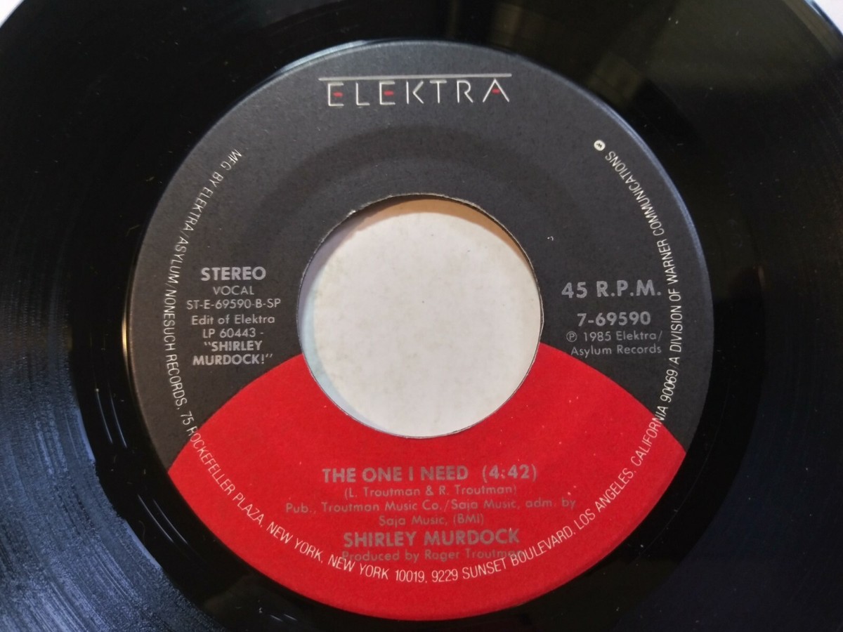 Shirley Murdock ‎– No More Mint Original 45RPM Elektra 69590