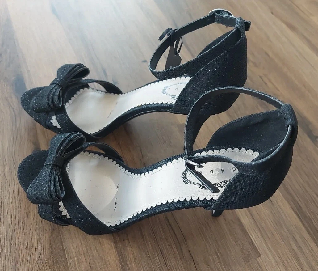 Debenhams black sandals sale