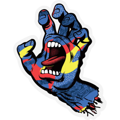 Santa Cruz Skateboards Screaming Hand Primary Hand 6