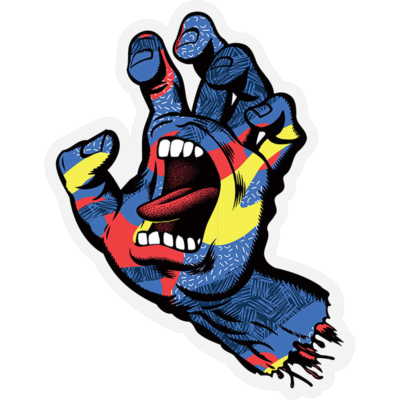 Santa Cruz Skateboards Screaming Hand Primary Hand 6