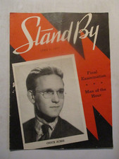 STAND BY MAGAZINE JUNE 1937 CHUCK ACREE VINTAGE WLS CHICAGO RADIO