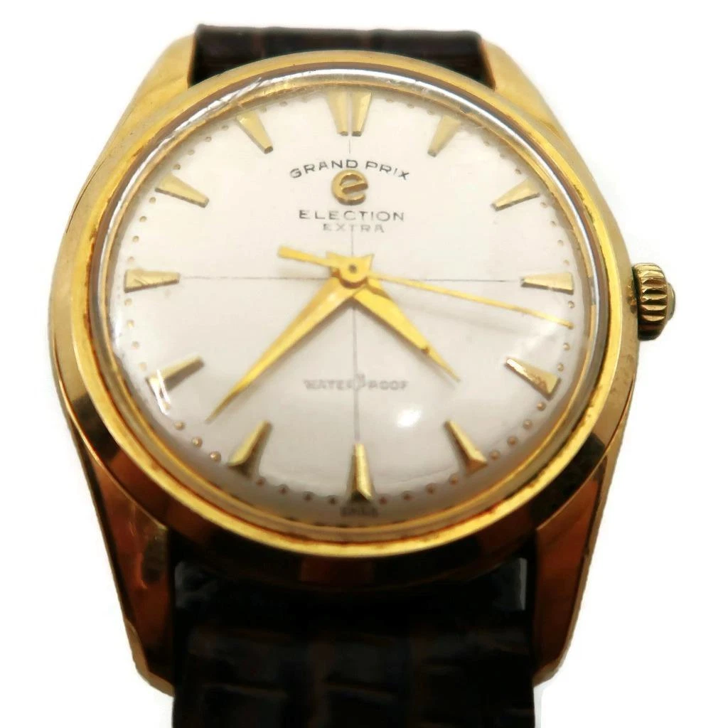 Vintage Grand Prix Swiss Election Extra Waterproof Windup Wrist