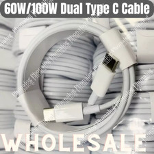 60/100W USB C To USB C Cable Fast Charger For iPhone 15/Samsung/iPad/Macbook Lot