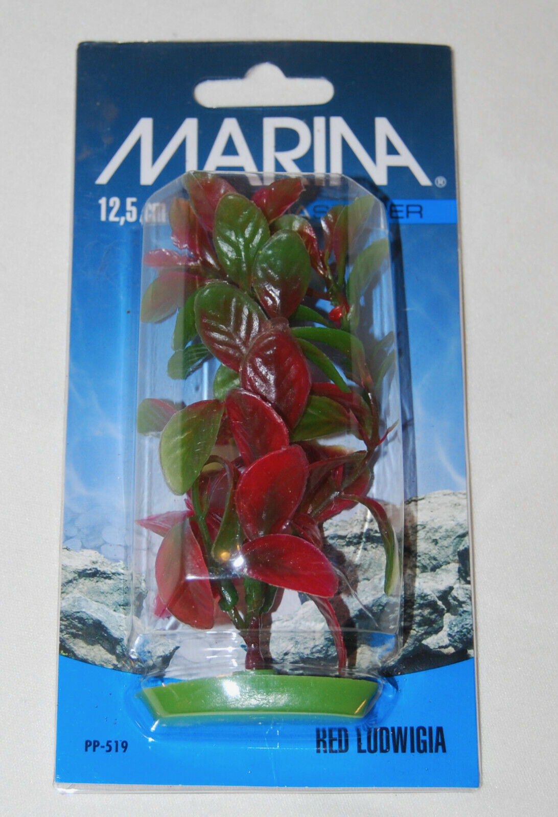 New! Marina Aquascaper Fish Tank Faux Plant, Red Ludwigia  5-inch