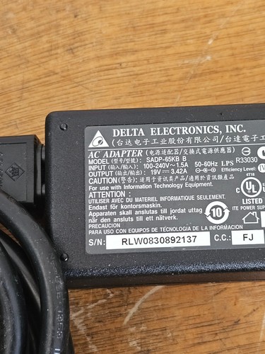 Genuine ASUS Delta SADP-65KB B 19V 3.42A 65W Power Supply Adapter Laptop Charger - Picture 9 of 18