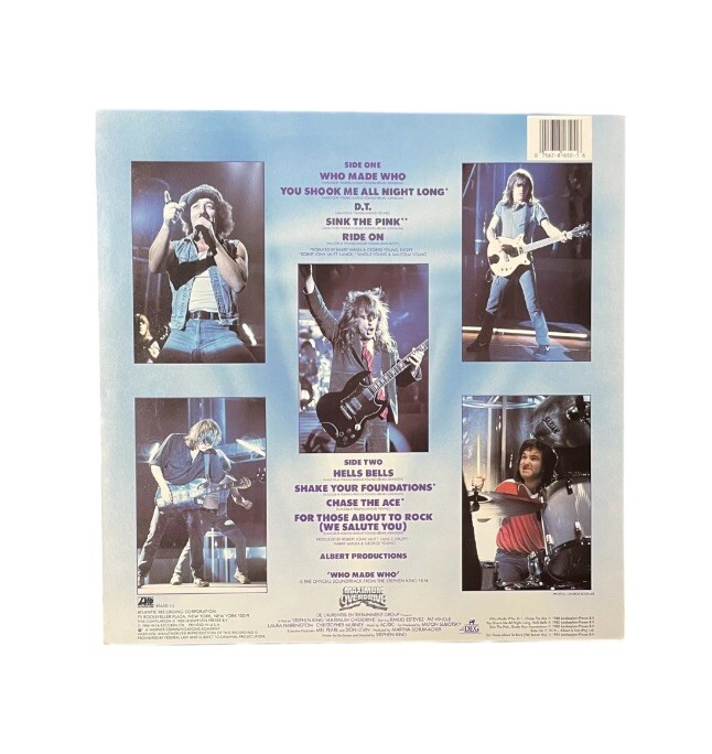 AC/DC WHO MADE WHO 帯付き レコード AC/DC = エーシー・ディーシー – Who Made Who = フー・メイド