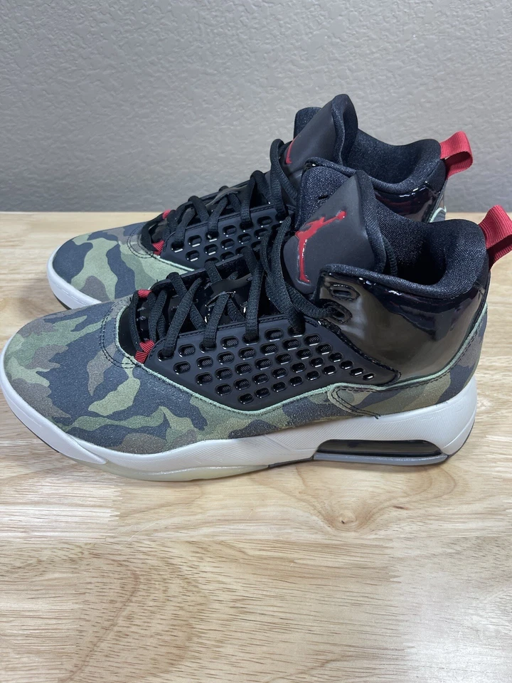 Tênis Masculino RARO Jordan Maxin 200 Camo 2020 CD6107-200 Tamanho 9.5 - Imagem 2 de 4