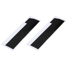 2 Pcs Iron on Numbers, 8 Inch T Shirt Heat Transfer 1 Number Patches (Black)